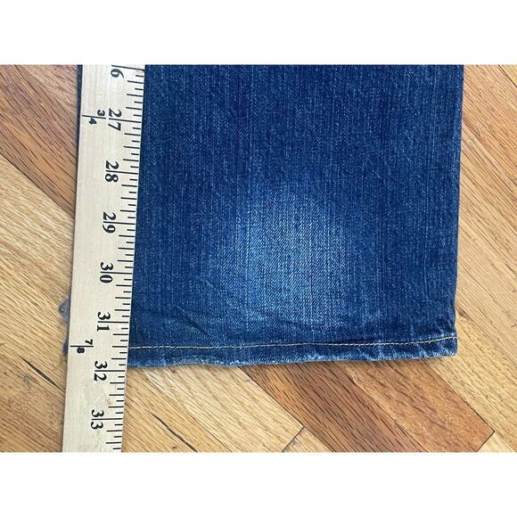 Abercrombie & Fitch Emma Women's 6 Blue Jeans Denim Cotton Bootcut Distressed - Picture 9 of 11